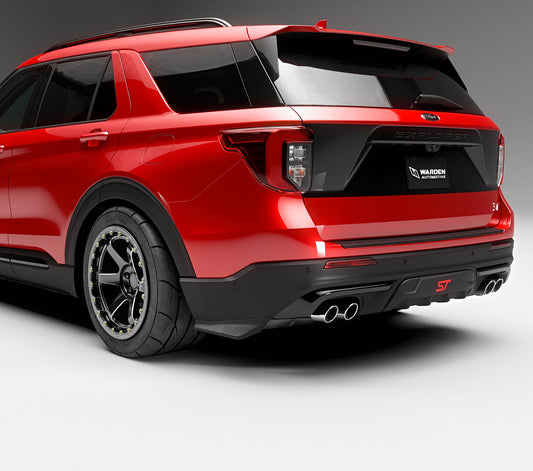 Warden Auto RS Series Rear Bumper Spats for Ford Explorer ST 2020-2026