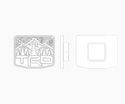 Warden Auto TRD Mountain Series Trailer Hitch Plate