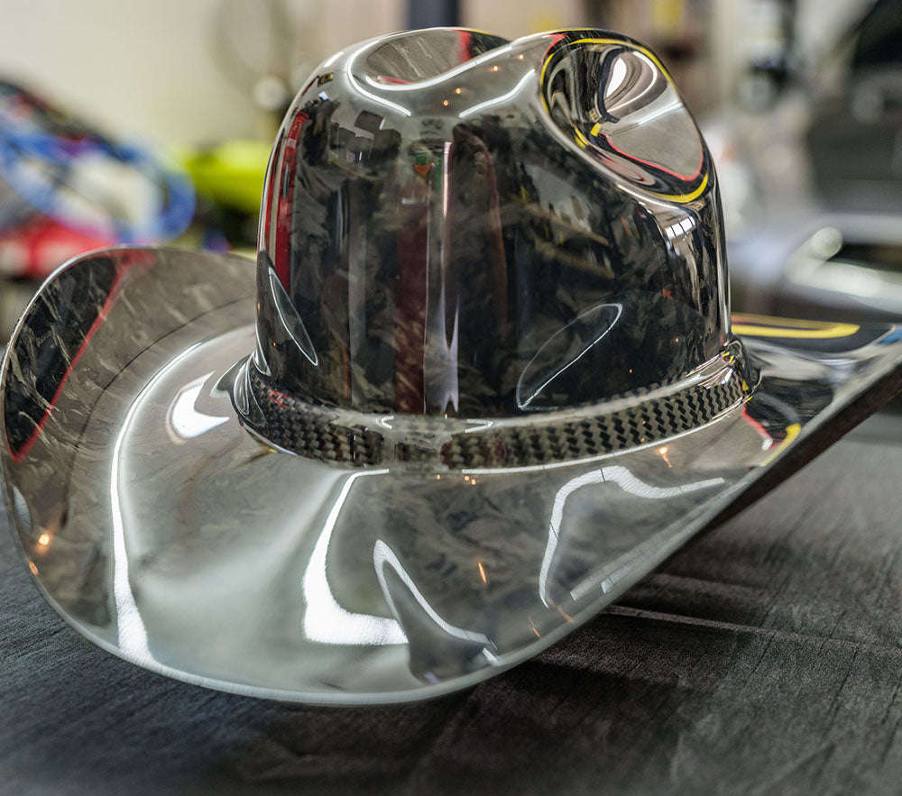 Carbon Cowboy Forged Carbon Carbonfiber Cowboy Hat