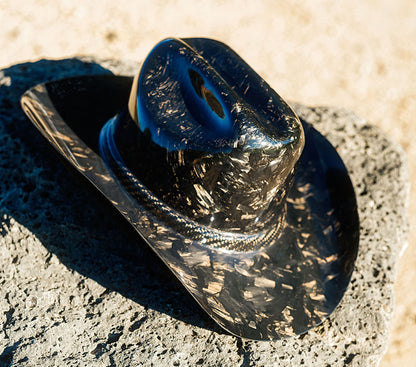 Carbon Cowboy Forged Carbon Carbonfiber Cowboy Hat