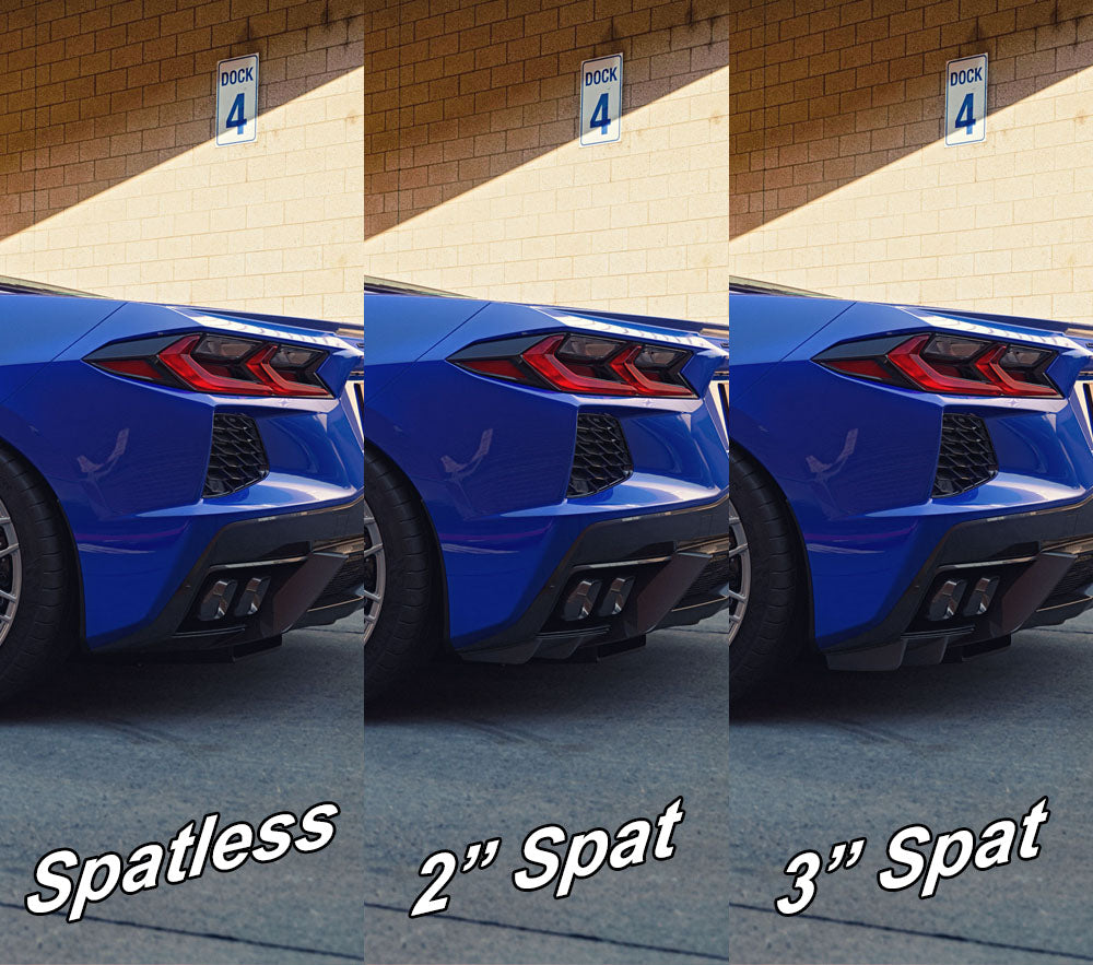 Warden Auto GT Series Rear Bumper Spats for Chevrolet Corvette C8 Stingray, Eray, Grand Sport 2020-2027
