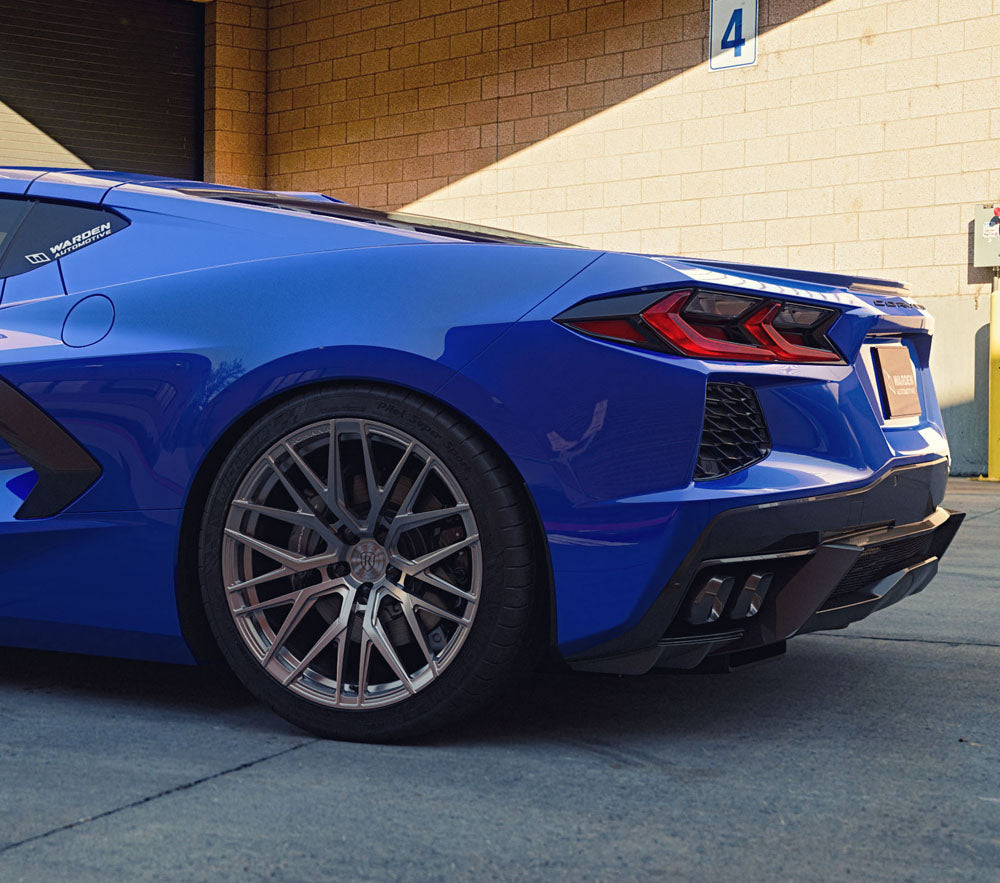 Warden Auto GT Series Rear Bumper Spats for Chevrolet Corvette C8 Stingray, Eray, Grand Sport 2020-2027