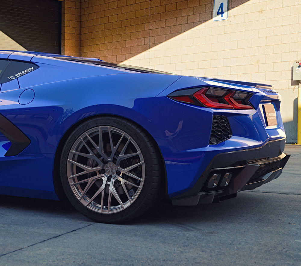 Warden Auto GT Series Rear Bumper Spats for Chevrolet Corvette C8 Stingray, Eray, Grand Sport 2020-2027