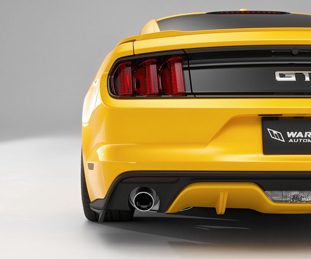 Warden Auto GT Series Rear Bumper Spats for Ford Mustang 2015-2017