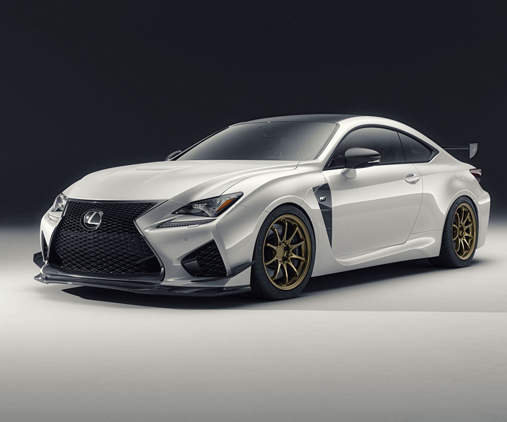 Warden Auto Flush Mount Front Canards for Lexus RC F 2015–2019