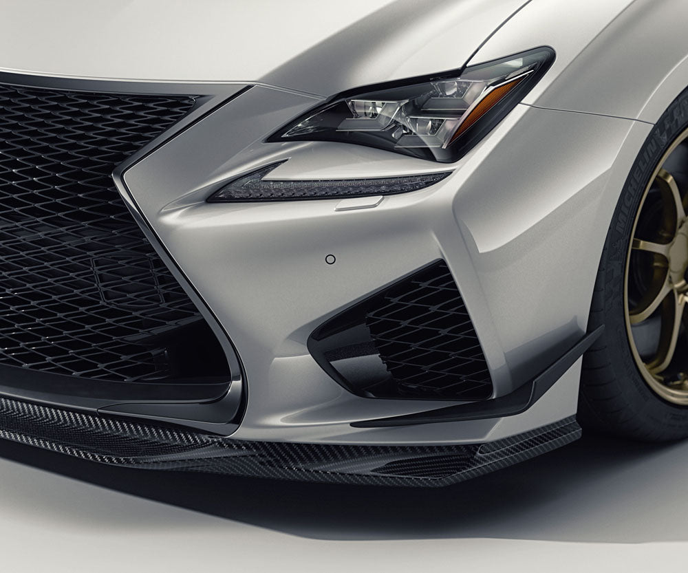 Warden Auto Flush Mount Front Canards for Lexus RC F 2015–2019