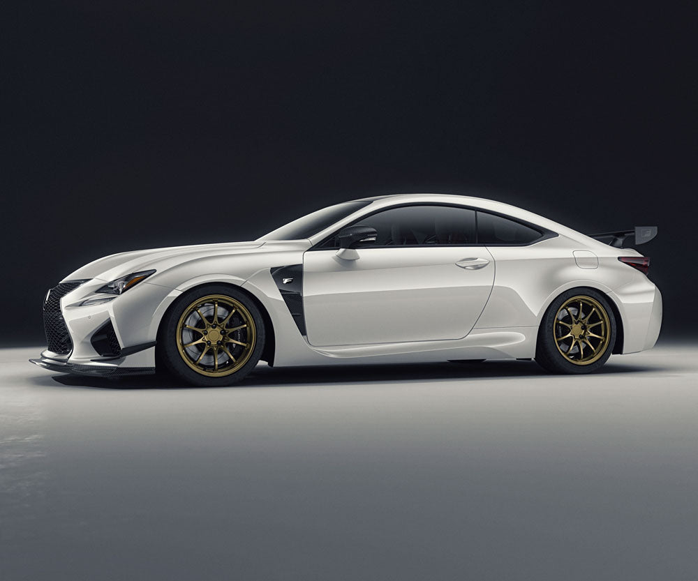 Warden Auto Flush Mount Front Canards for Lexus RC F 2015–2019
