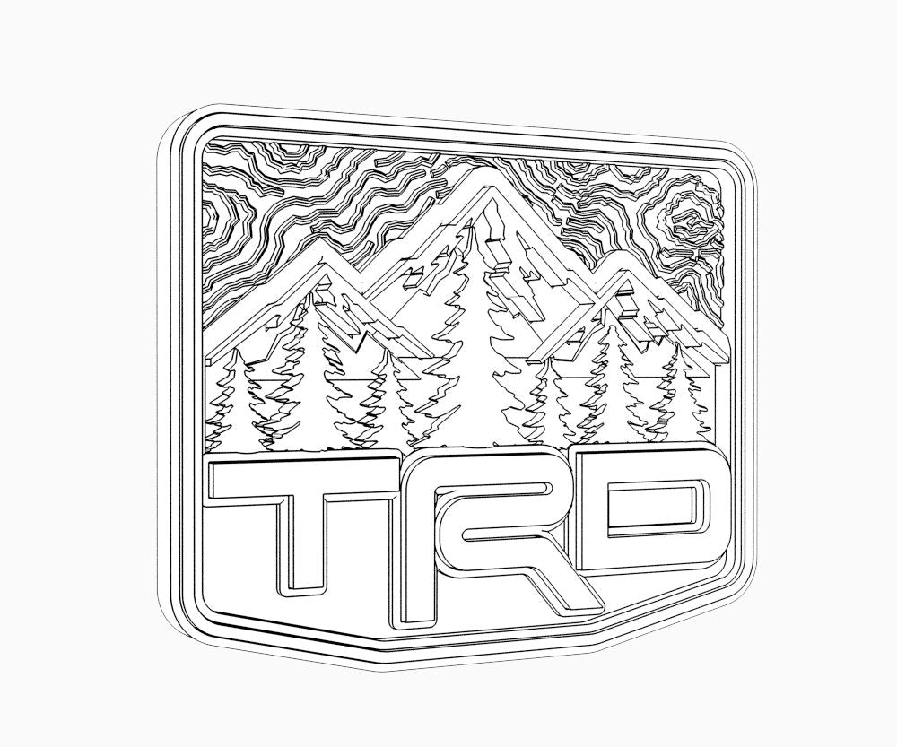 Warden Auto TRD Mountain Series Trailer Hitch Plate