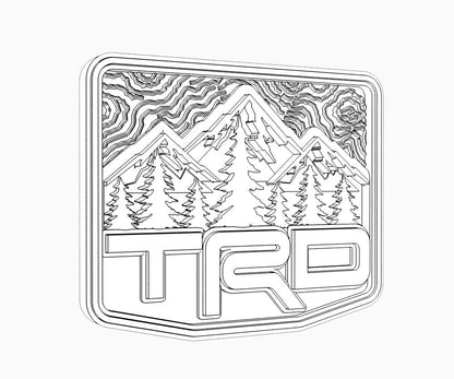 Warden Auto TRD Mountain Series Trailer Hitch Plate