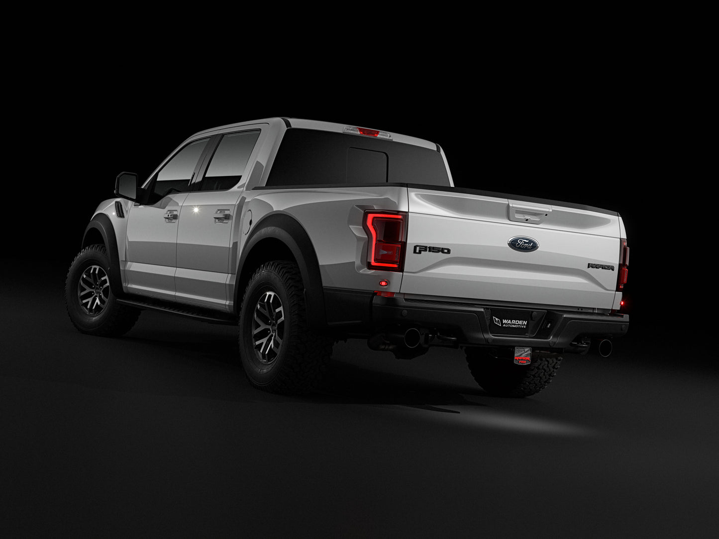 Warden Auto Ford Raptor F-150 Trailer Hitch Plate